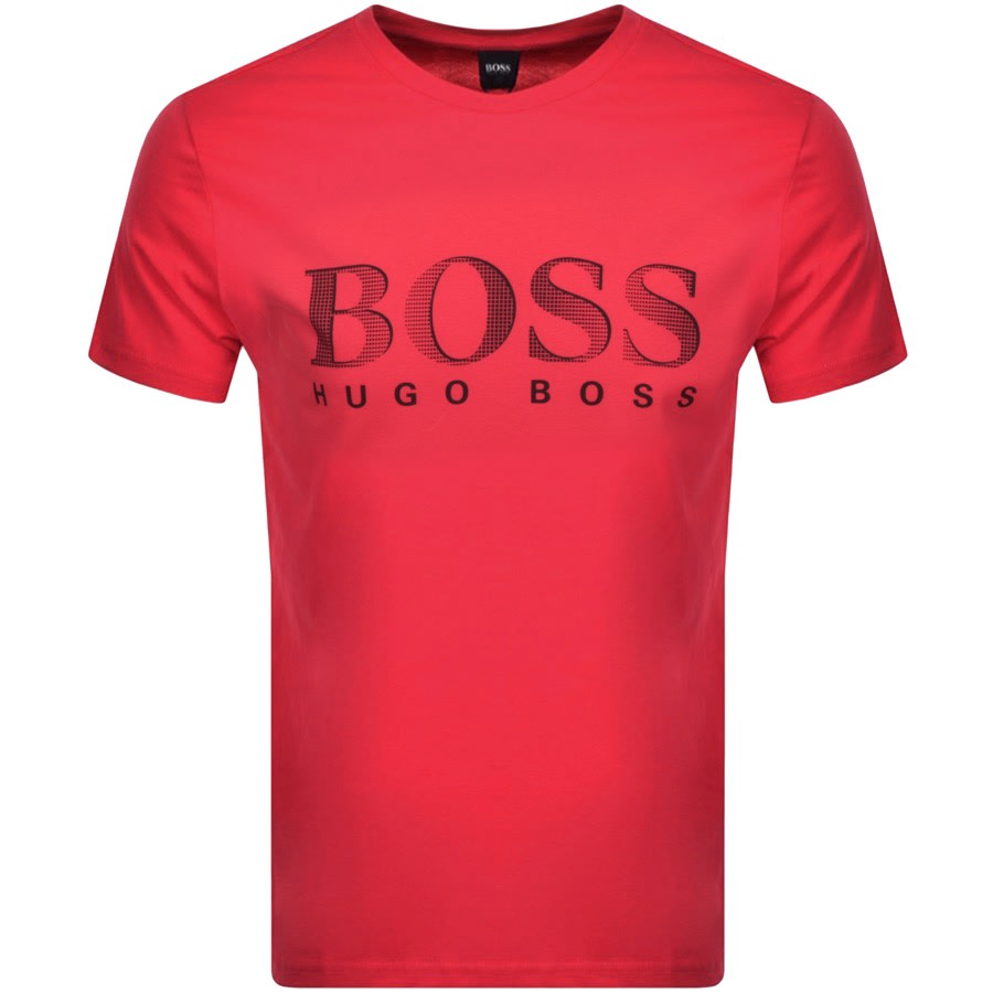 Alternative Image for ProductBOSS UV Protection Logo T Shirt Pink1